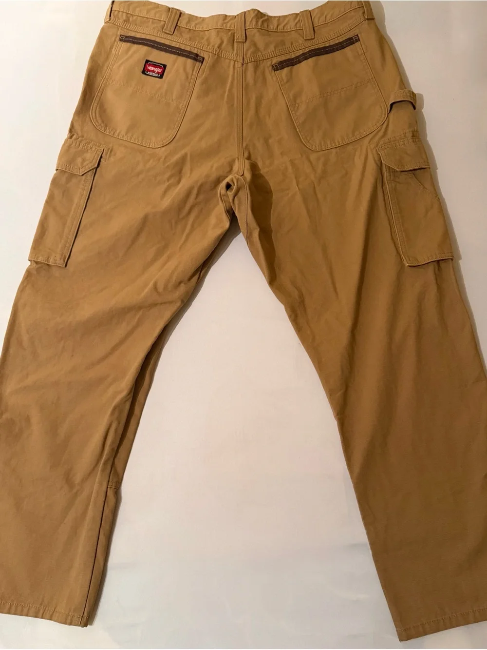 Wrangler Riggs Double Knee Cargo Ripstop heavy Carpenter Pants Canvas 40x32 NWOT